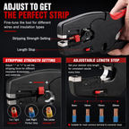 ⚡ HOT SALE | Automatic Wire Stripper & Cutter – Self-Adjusting 2-in-1 Cable Stripping Tool for Electrical & DIY Work