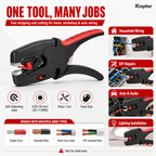 ⚡ HOT SALE | Automatic Wire Stripper & Cutter – Self-Adjusting 2-in-1 Cable Stripping Tool for Electrical & DIY Work