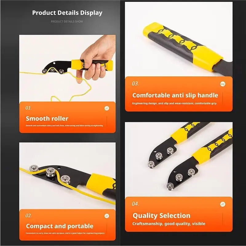 🔧⚡ Stainless Steel Cable Straightener Tool – Straighten Wires Faster, Work Smarter! 💪📏
