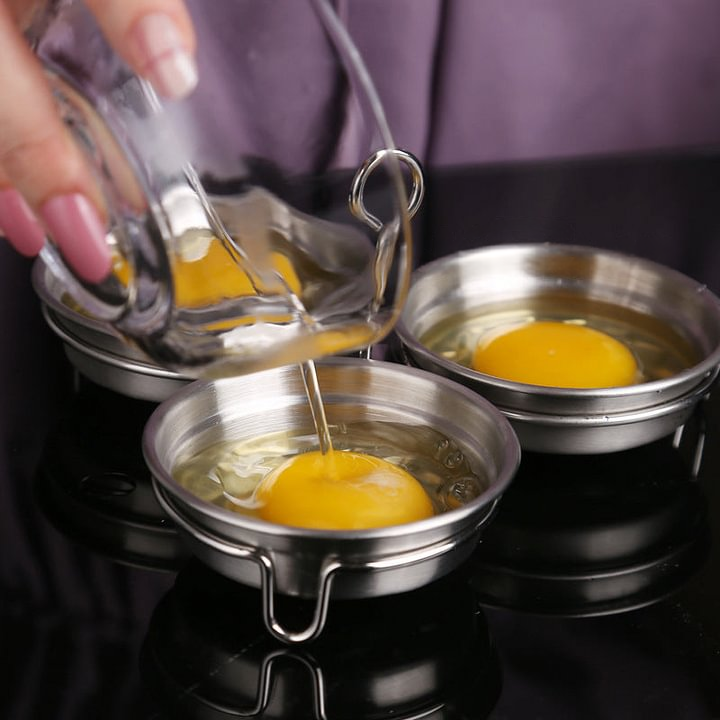 🥚 304 Stainless Steel Egg Cooker – Premium Food-Grade, Sturdy Mold Frame & Easy Unmolding ✨