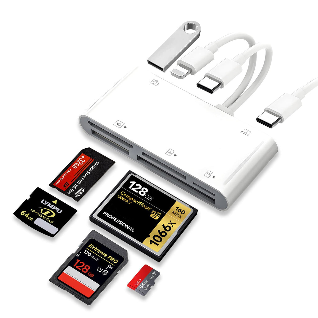 🔌 49% OFF NOW! 📱 5-in-1 Reader for Android – Dual USB-C Adapter, Fast Charging & Data Sync ⚡