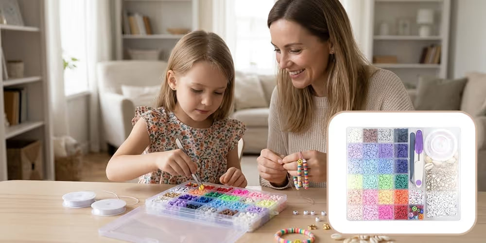 Clay Beads Bracelet Making Kit