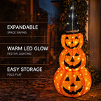 🎃Halloween Light-Up Pumpkin Tower