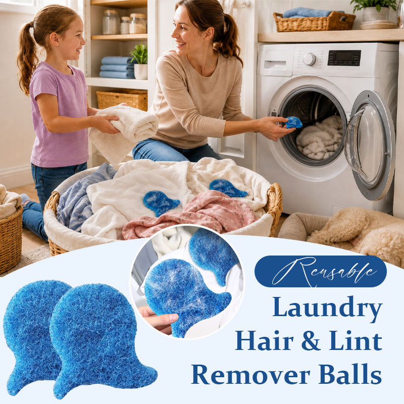 🧺✨🏡Reusable Laundry Hair & Lint Remover Balls