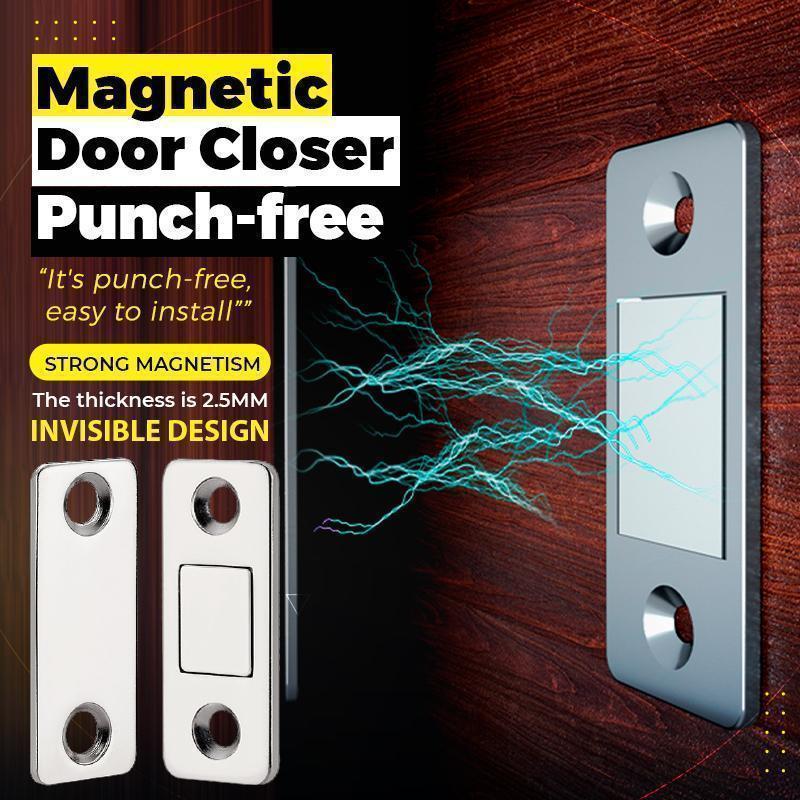 📢📢Buy 2 get 1 free !! ⏰Magnetic Door Closer Without Perforations