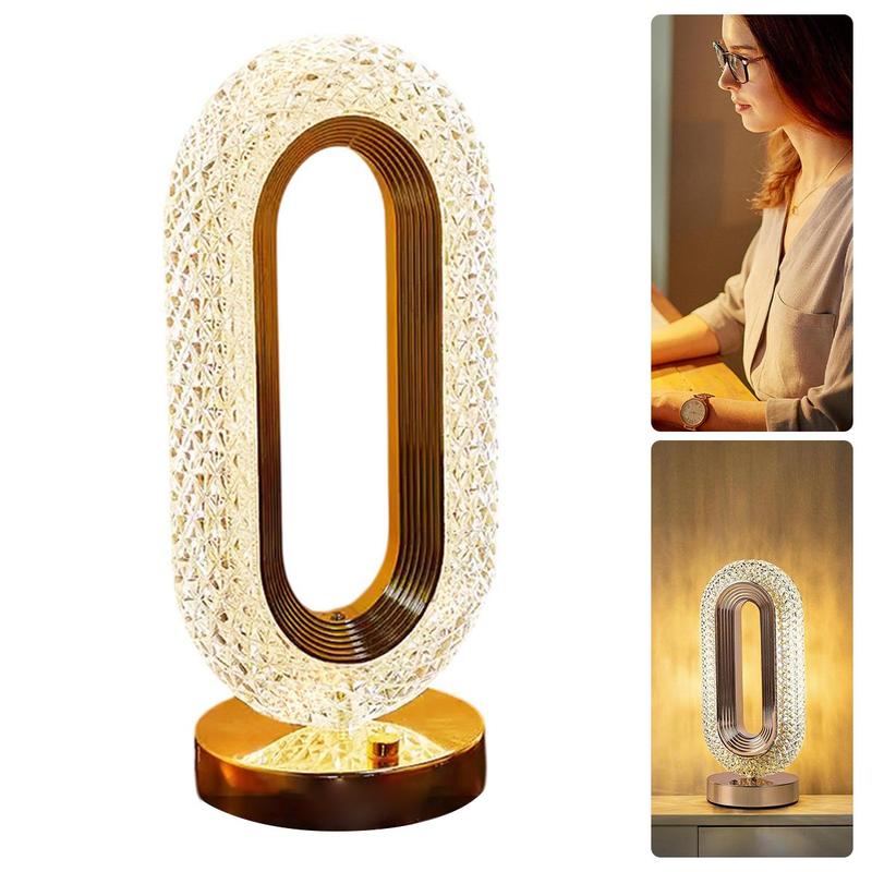 🥳SUMMER HOT SALE🥳💞50K+ SOLD!💥50% OFF! 🔥✨Rechargeable Luxury Crystal LED Night Light Lamp