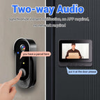 🔥2026 Bestseller🔥Wireless doorbell camera: 1080P, 170° angle, 4.3-inch screen, IPX65 outdoor waterproof rating, night vision