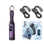 📢📢50% OFF !! ⏰4-in-1 Digital Display Keychain Charging Cable🔋📱