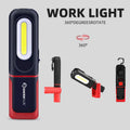 📢📢40% OFF !! ⏰SAKERPLUS Rechargeable Work Light, 3000LM COB LED Magnetic Mechanic Light with 360° Swivel Hook, 180° Adjustable Stand, Flashlight Mode, USB-C Charging, IP54 Water-Resistant for Car Repair, Garage & Camping