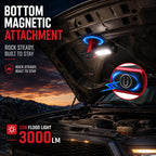 📢📢40% OFF !! ⏰SAKERPLUS Rechargeable Work Light, 3000LM COB LED Magnetic Mechanic Light with 360° Swivel Hook, 180° Adjustable Stand, Flashlight Mode, USB-C Charging, IP54 Water-Resistant for Car Repair, Garage & Camping