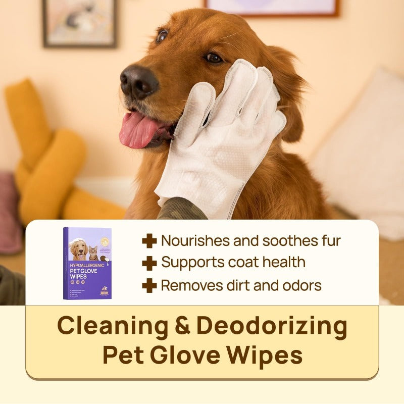 Waterless Pet Grooming Gloves