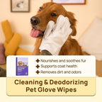 Waterless Pet Grooming Gloves
