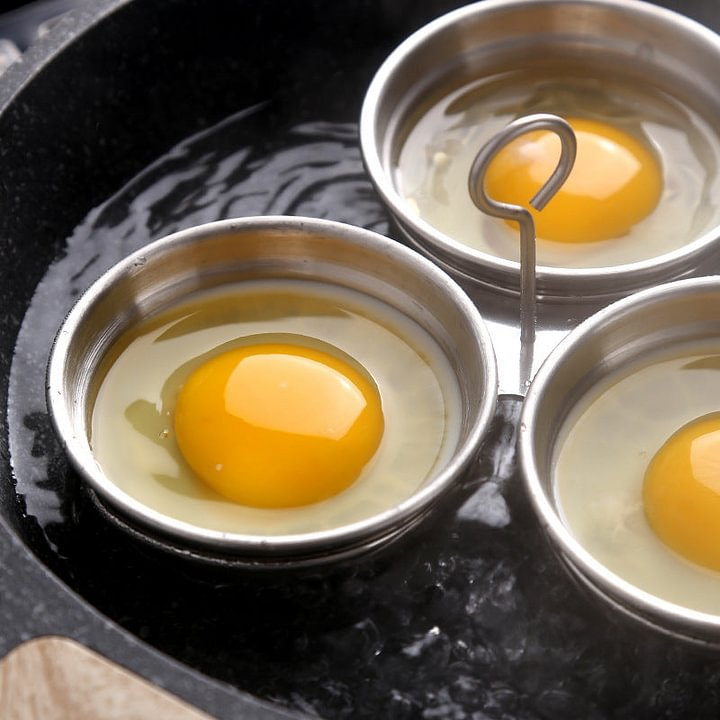 🥚 304 Stainless Steel Egg Cooker – Premium Food-Grade, Sturdy Mold Frame & Easy Unmolding ✨