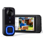 🔔 1080P Wireless Video Doorbell with Monitor – No WiFi, No App, No Subscription