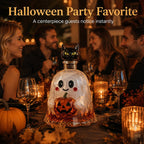 Ghost Pumpkin Halloween Decanter 🎃 🎃 Spooky Glass Whiskey Bottle