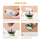 Stainless Steel Jar Opener & Bottle Lid Remover