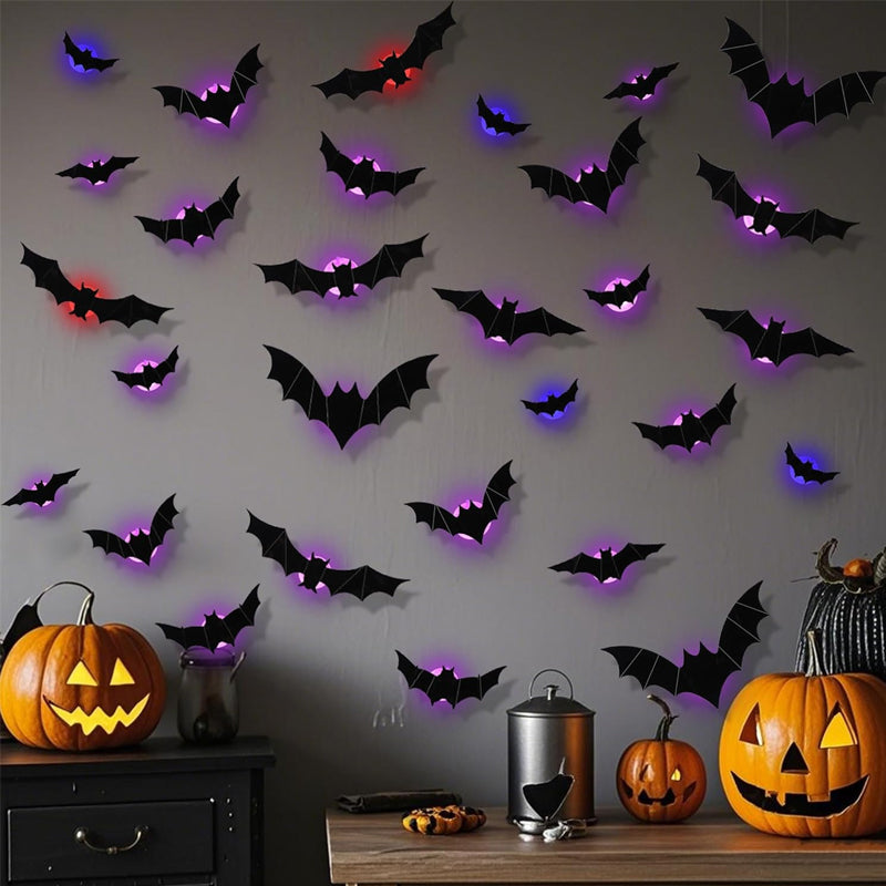 🦇Halloween LED Flying Bat Decorations