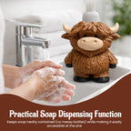🔥Hot Sale 50% OFF -🐮✨Adorable Highland Cow Bottle for Hand Soap & Shower Gel