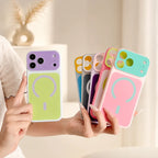 🌞🌈SUMMER HOT SALE £8.99!!💥50K+ SOLD!📱Trendy iPhone Case Hot Sale | Dopamine Color Block MagSafe Case – Ultra-Slim Matte Hard PC Cover for iPhone 17 Pro Max UK🇬🇧