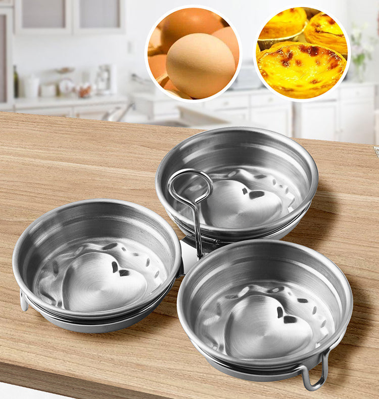 🥚 304 Stainless Steel Egg Cooker – Premium Food-Grade, Sturdy Mold Frame & Easy Unmolding ✨