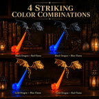 🐉 Dragon Bookshelf Nook Light  🔥