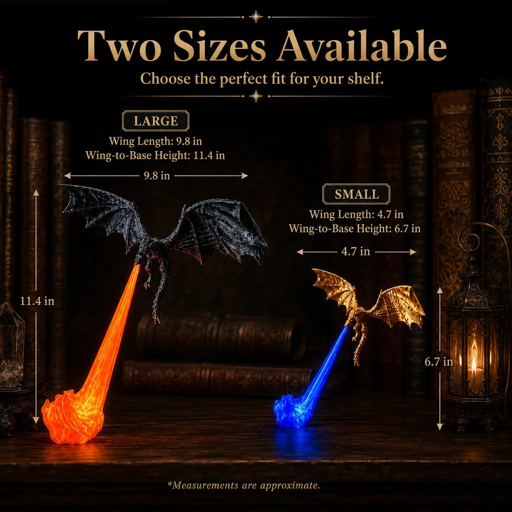 🐉 Dragon Bookshelf Nook Light  🔥