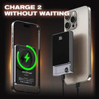 🔋50% OFF !!!✨Professional Magnetic Charger for Travelers & Professionals 🧲| 22.5W Wired & 15W Wireless | 10,000 mAh | Fast Delivery💥
