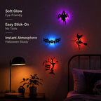 🎃🦇 Assorted Spooky Shape Halloween Backlit Wall Lights