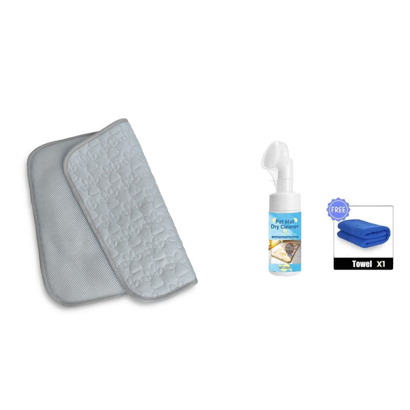 🧊⚡ Summer Sale! No-Water Pet Cooling Mat – Breathable Oxford Fabric, Fits Any Bed/Crate