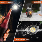 💡 8-in-1 Multifunctional Keychain Flashlight 🔦🌈