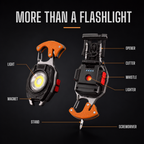 💡 8-in-1 Multifunctional Keychain Flashlight 🔦🌈