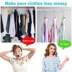 100PCS Space Saving Hanger Connector Hooks