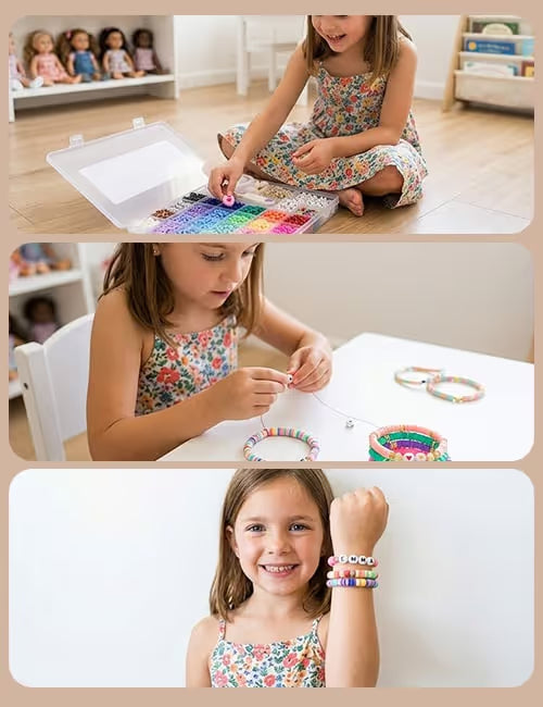 Clay Beads Bracelet Making Kit