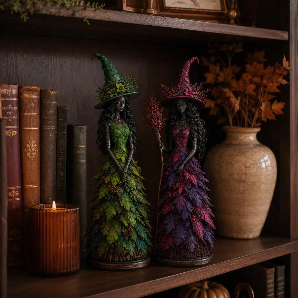 💥LAST DAY 50% OFF - 🧙 Enchanted Autumn Witch Figurine (📦Buy 3 Free Shipping)