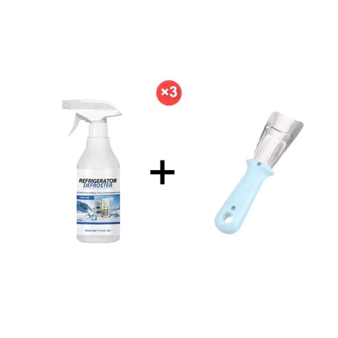 🥳2026 HOT SALE🥳💞50K+ SOLD!❄️💨 50% OFF! Rapid Refrigerator Defroster Spray – Instant frost melting, no scraping. Food safe, easy spray. Save time & energy. 🧊✨