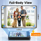 🔔 1080P Wireless Video Doorbell with Monitor – No WiFi, No App, No Subscription