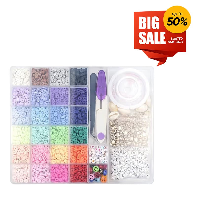 Clay Beads Bracelet Making Kit