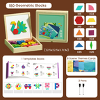 🎁🎄Christmas Sale 50% OFF!🔥Wooden Magnetic Pattern Block Puzzle Set