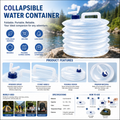 10L Foldable BPA-Free Water Container with Tap