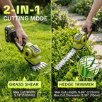 Cordless 2-in-1 Grass Shear & Shrub Trimmer