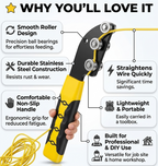 🔧⚡ Stainless Steel Cable Straightener Tool – Straighten Wires Faster, Work Smarter! 💪📏