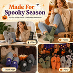 Halloween Embroidered Crew Socks
