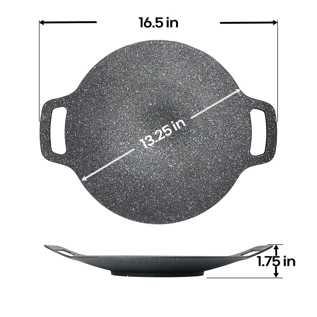 15" Versatile Grill Pan 🔥 Indoor & Outdoor Cooking
