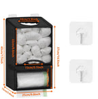 2-in-1 Durable Plastic Grocery Bag Holder, Organizing Kitchen Storage Organizer