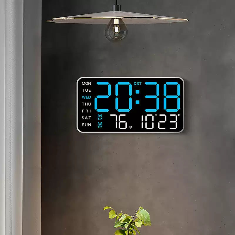 📢📢49% OFF !! ⏰Multifunctional decorative LED digital wall clock，The limitless digital clock for the modern UK home