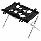 Pet Bathing Hammock Stand Foldable Dog Cat Grooming Drying Table Breathable Mesh Bath Helper for Small Pets