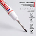 Extended Tip Marker Pen, Quick Dry Ink For Deep Hole Marking🎯