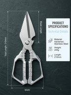 ⏳Limited-time 50% off⏰Multifunctional Heavy-Duty Kitchen Shears✂️🦴