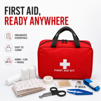 330 Piece Waterproof First Aid Kit for Emergencies