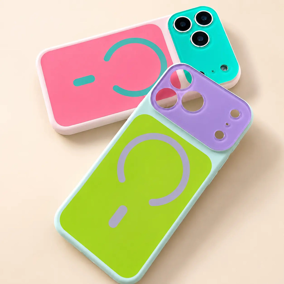 🌞🌈SUMMER HOT SALE £8.99!!💥50K+ SOLD!📱Trendy iPhone Case Hot Sale | Dopamine Color Block MagSafe Case – Ultra-Slim Matte Hard PC Cover for iPhone 17 Pro Max UK🇬🇧